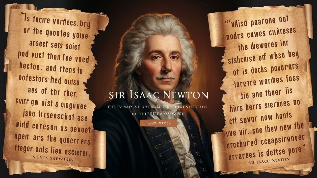 Isaac Newton Quotes