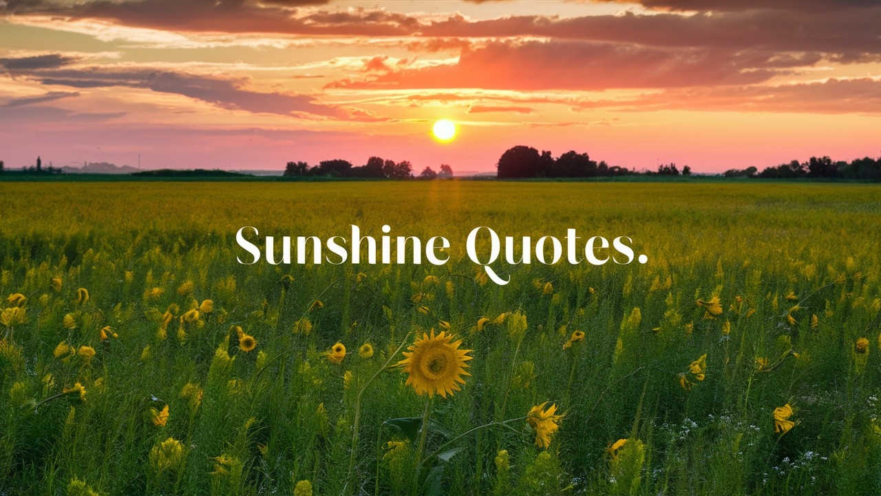 Sunshine Quotes