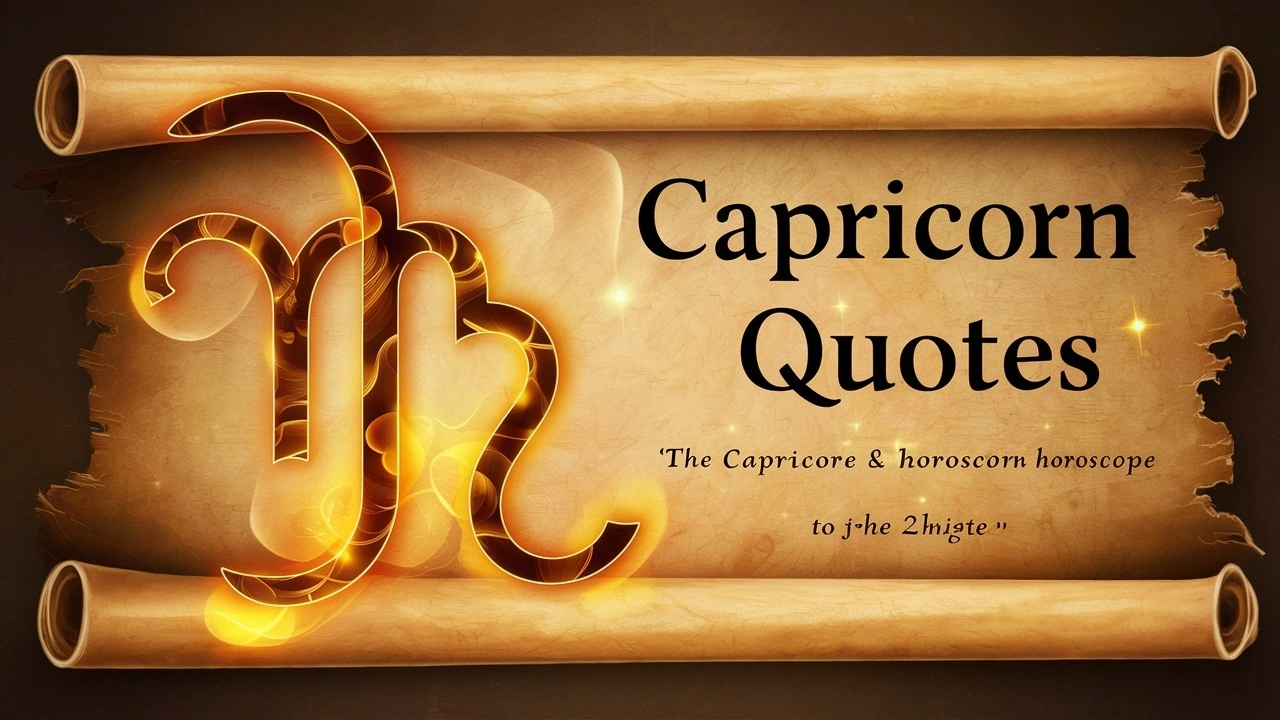 Capricorn Quotes